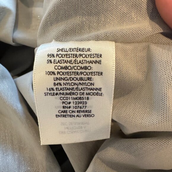 Alice + Olivia Silver Metallic Delora Ruched Mini Dress NWT Holiday Party - Picture 13 of 14